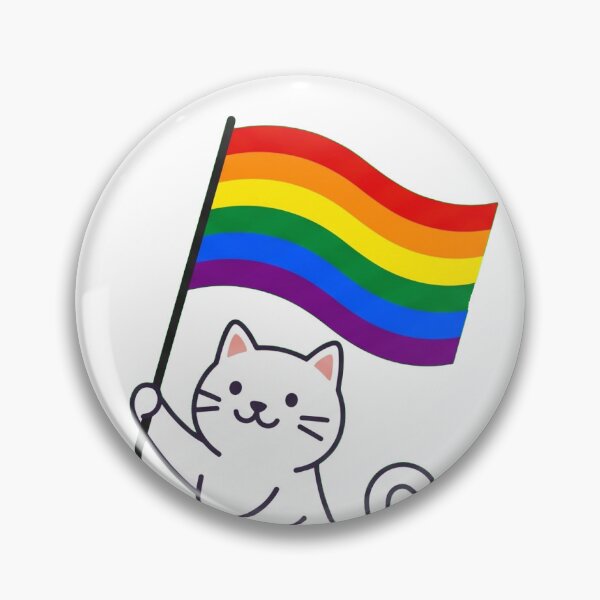 Item preview, LGBTQ White Cat designed and sold by SYCESTORE.