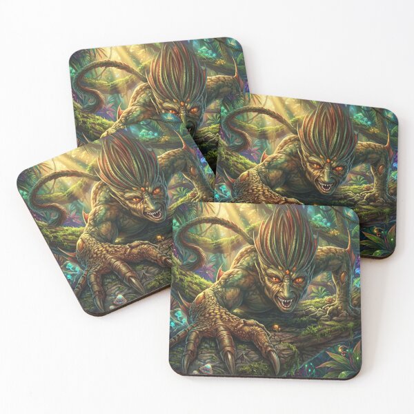 Item preview, Primeval Awakening – Mythic Beast Fantasy Creature Art designed and sold by NeonSpiritArt.
