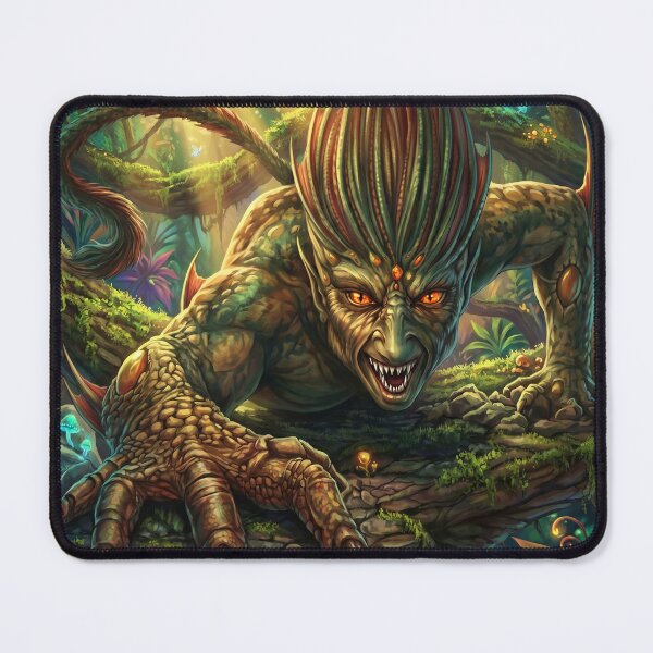 Item preview, Primeval Awakening – Mythic Beast Fantasy Creature Art designed and sold by NeonSpiritArt.