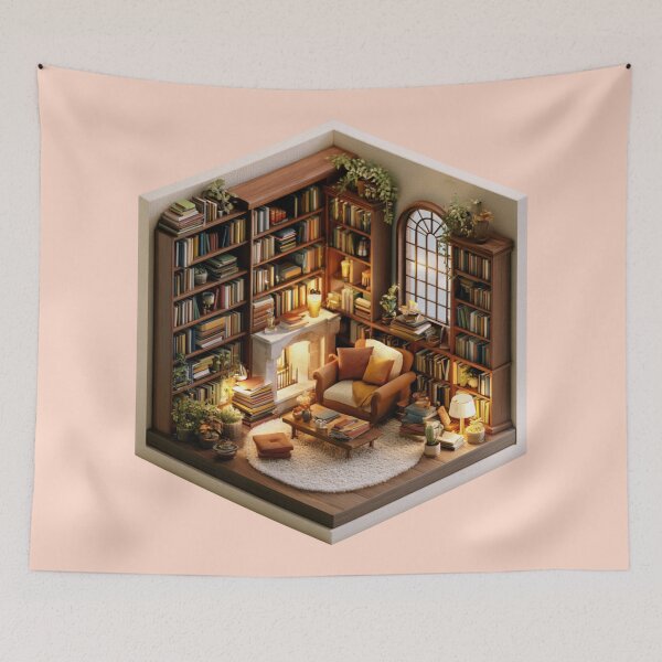 Item preview, Tiny Library designed and sold by bubblyrainbow.