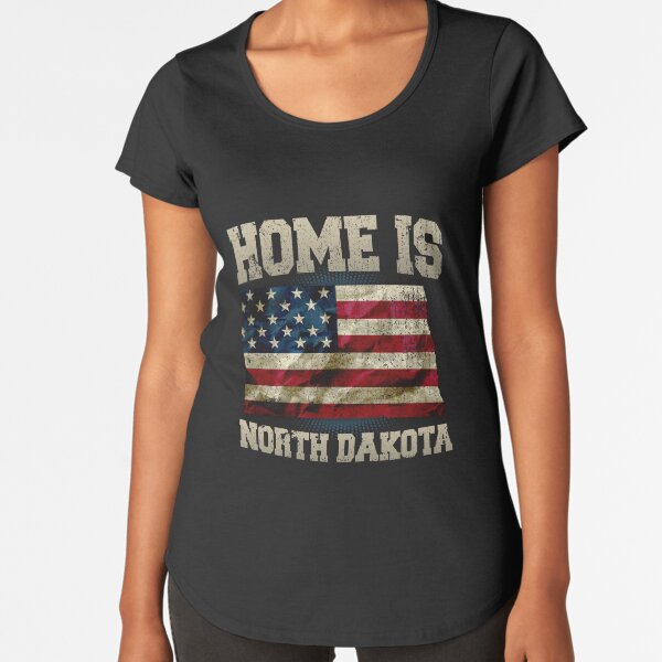 Item preview, Home is North Dakota USA US map gift unique fans Proud Strong Support designed and sold by djpraxis.