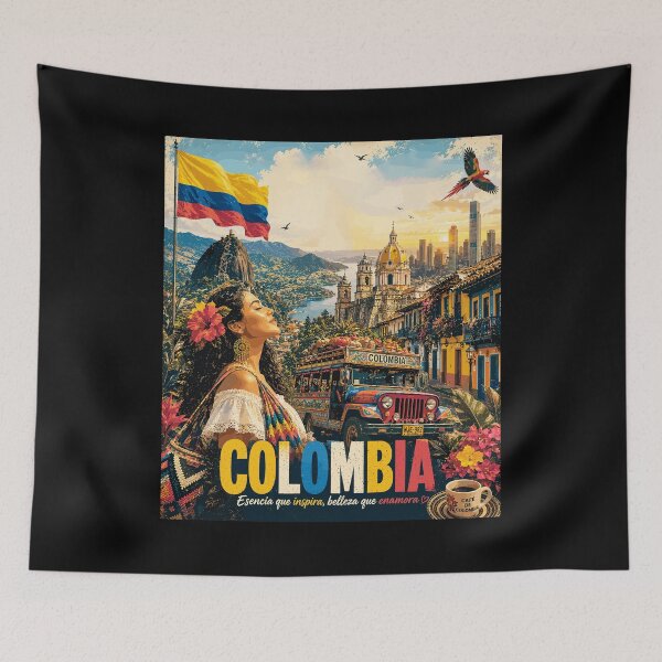 Item preview, Colombia Essence Color and Tradition designed and sold by AtuqStudio.