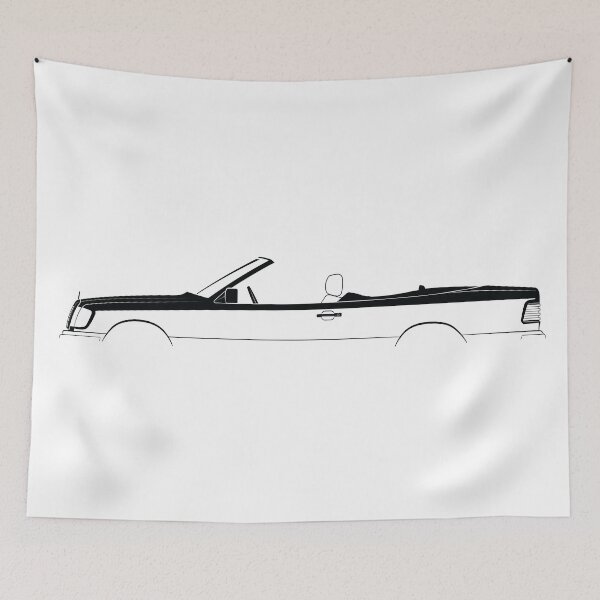 Item preview, 320 CE Cabrio (A124) (Black) designed and sold by Car Silhouettes.