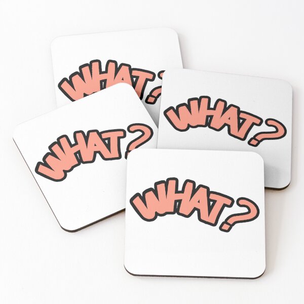 Item preview, WHAT? Comic Style Typography Design designed and sold by DailyDoodlesBySumbul.