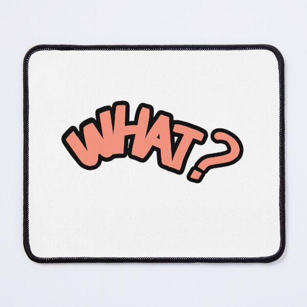 Item preview, WHAT? Comic Style Typography Design designed and sold by DailyDoodlesBySumbul.