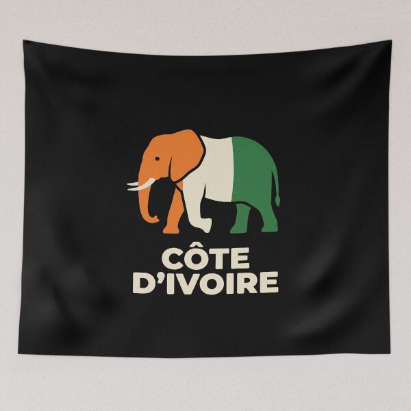 Item preview, Côte D'Ivoire Ivorian Patriot Homeland Elephant designed and sold by SofenArt.