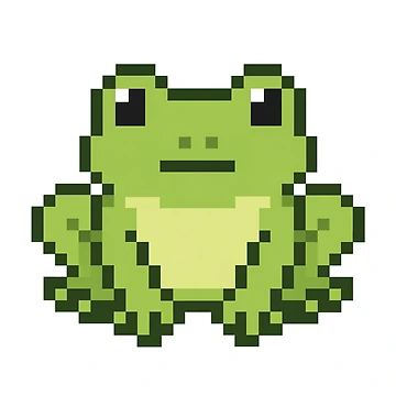 Artwork thumbnail, Pixel Frog by Loading----