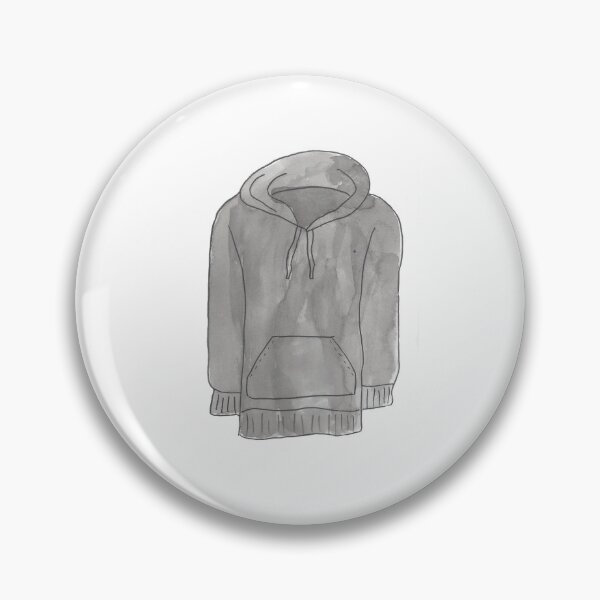 Item preview, Watercolor gray hoodie designed and sold by michelleisweird.