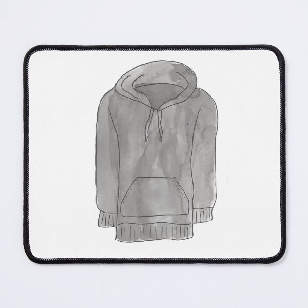 Item preview, Watercolor gray hoodie designed and sold by michelleisweird.