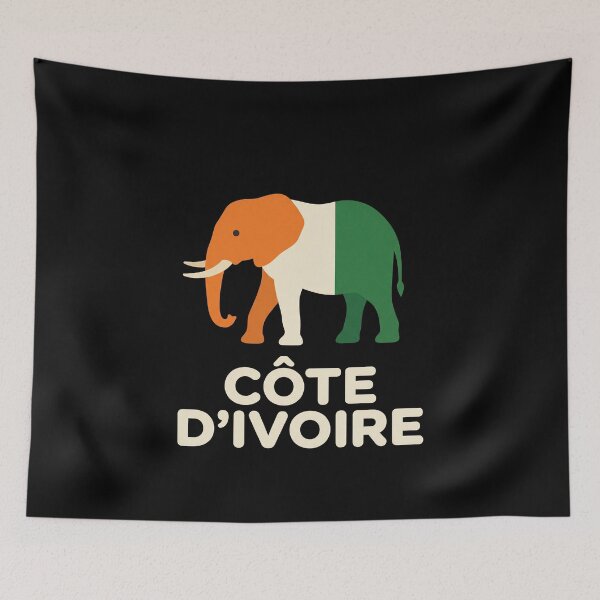 Item preview, Côte D'Ivoire Elephant Ivorian National Pride Africa Travel designed and sold by SofenArt.