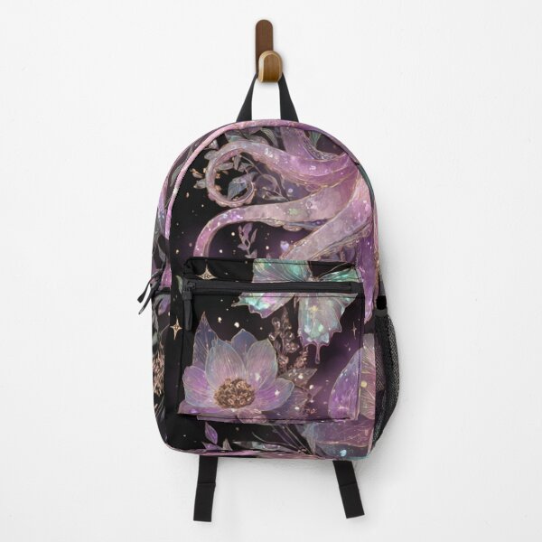 Item preview, Mystical Octopus Butterfly Dark Floral Art designed and sold by StarweedSociety.