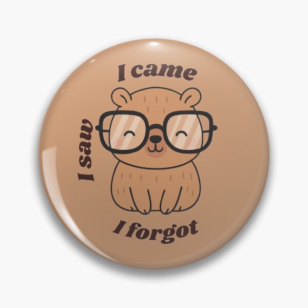 Item preview, I came, i saw, i forgot funny cute hamster meme design  designed and sold by Thelazygrind.