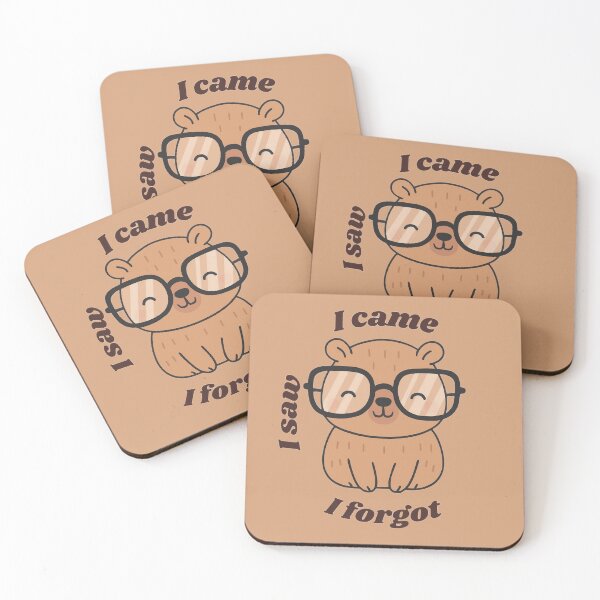 Item preview, I came, i saw, i forgot funny cute hamster meme design  designed and sold by Thelazygrind.