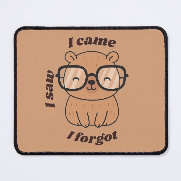 Item preview, I came, i saw, i forgot funny cute hamster meme design designed and sold by Thelazygrind.