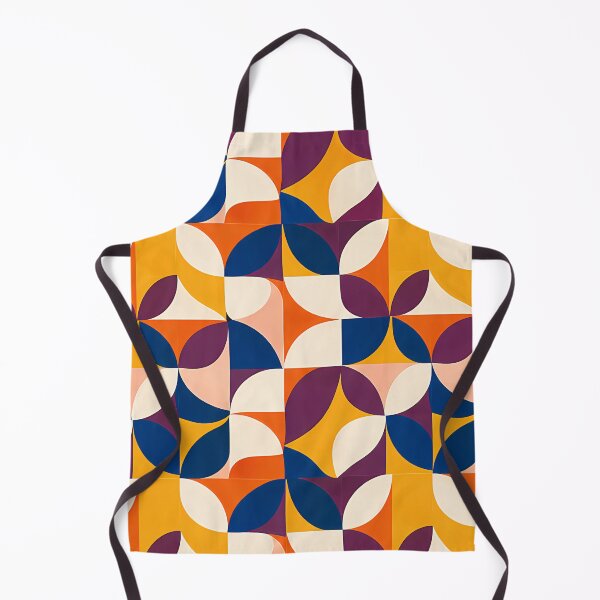 Item preview, Vibrant Retro 1970s Geometric Seamless Pattern designed and sold by zenjiinspired.