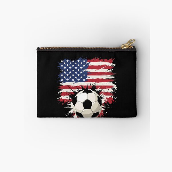Item preview, USA Soccer Ball American Flag Sports Fan designed and sold by SofenArt.