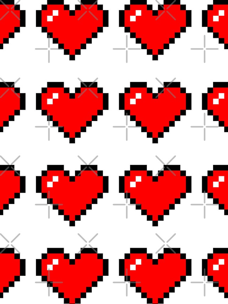 Thumbnail 4 of 4, iPhone Case, Pixel Heart designed and sold by Loading----.