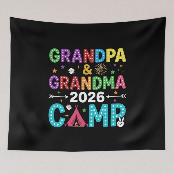 Item preview, Grandpa & Grandma 2026 Camp Family Grandparents Camping Adventure designed and sold by SofenArt.