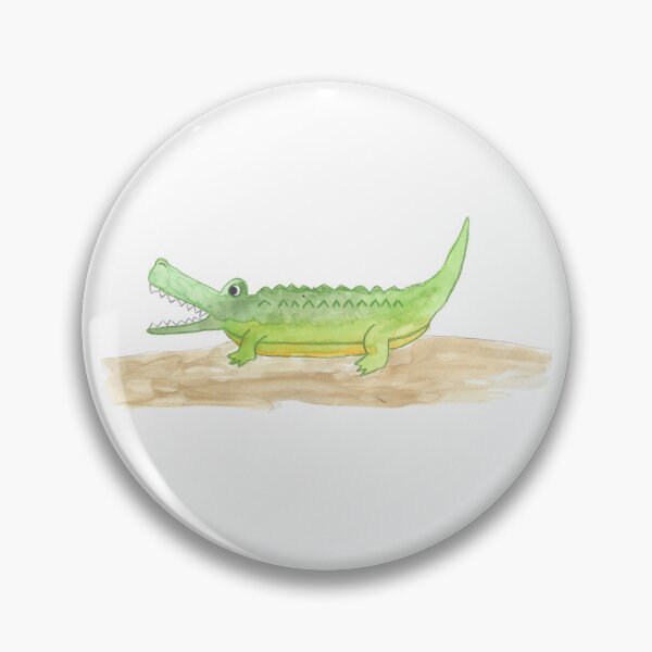 Item preview, Watercolor alligator designed and sold by michelleisweird.