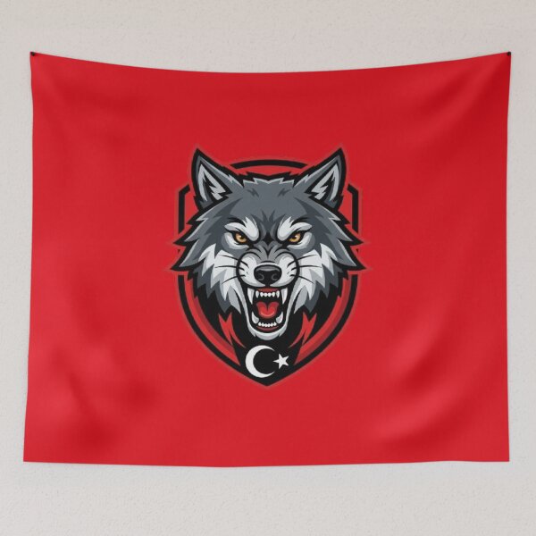 Item preview, Turkey Soccer Grey Wolf - Turkish Football Fan 2026 designed and sold by NewDesignFR.
