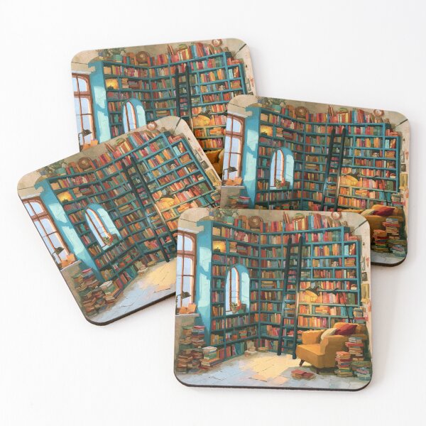 Item preview, Vintage Library designed and sold by bubblyrainbow.