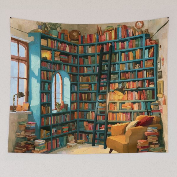 Item preview, Vintage Library designed and sold by bubblyrainbow.