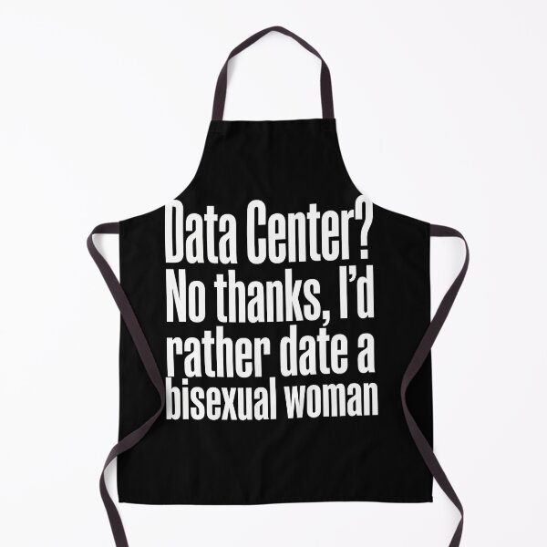 Item preview, Data Center? No Thanks, I'd Rather Date A Bisexual Woman IT Professional Humor Bisexual Pride designed and sold by SofenArt.