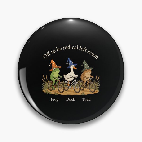 Item preview, Off To Be Radical Left Scum Frog Duck Toad Leftist Progressive Activist designed and sold by SofenArt.
