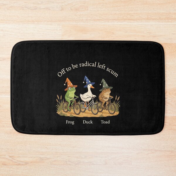 Item preview, Off To Be Radical Left Scum Frog Duck Toad Leftist Progressive Activist designed and sold by SofenArt.