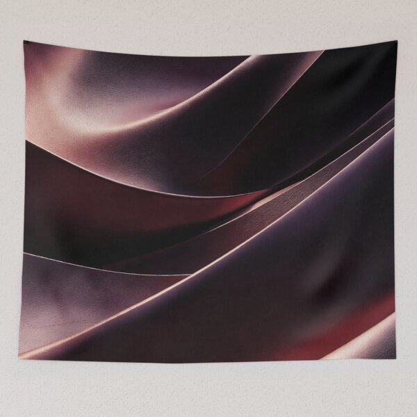 Item preview, Luxurious Dark Purple Flowing Silk Abstract designed and sold by IntelliMindDesigns.