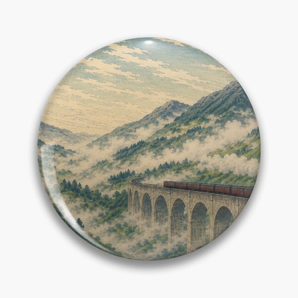Item preview, Through the Misty Highlands designed and sold by UkiyoCities.