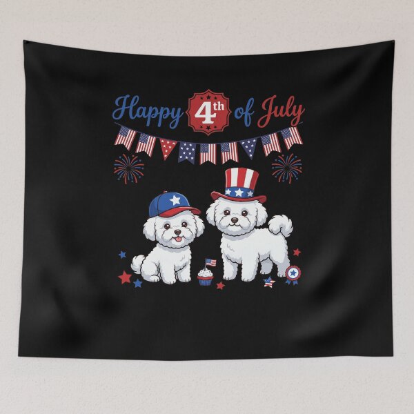 Item preview, Happy 4th Of July Patriotic Dog Lover designed and sold by SofenArt.