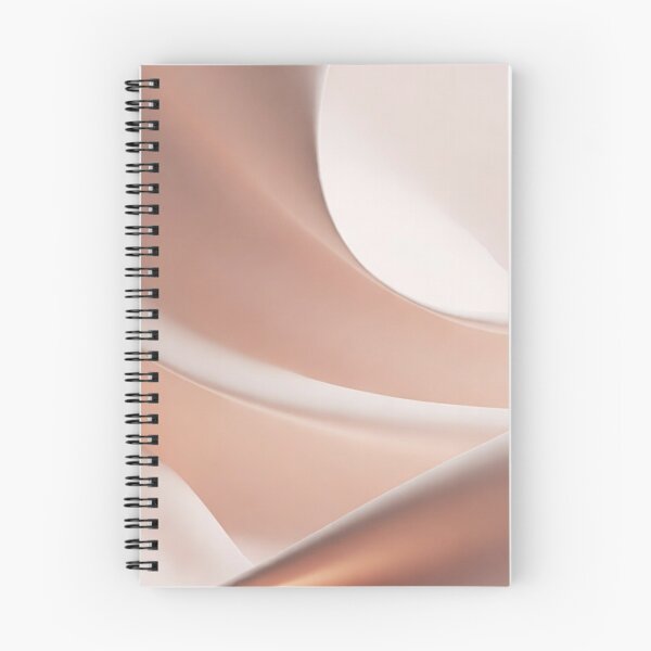 Item preview, Soft Beige Flowing Silk Fabric Abstract designed and sold by IntelliMindDesigns.