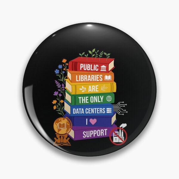 Item preview, Public Libraries Are The Only Data Centers I Love Support Librarian Book Lover Environmental Advocate designed and sold by SofenArt.