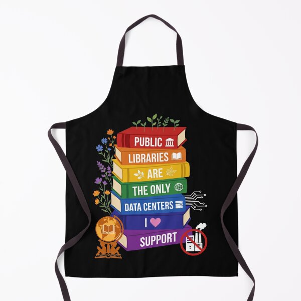 Item preview, Public Libraries Are The Only Data Centers I Love Support Librarian Book Lover Environmental Advocate designed and sold by SofenArt.