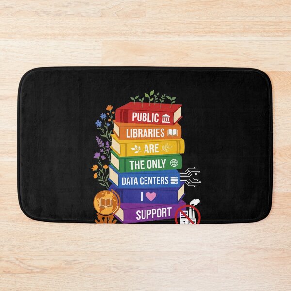 Item preview, Public Libraries Are The Only Data Centers I Love Support Librarian Book Lover Environmental Advocate designed and sold by SofenArt.