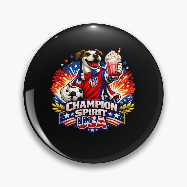 Item preview, Bulldog Soccer Fan – USA Pride designed and sold by Fumo-Dolce.