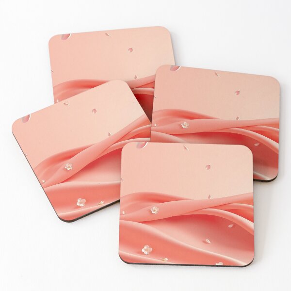 Item preview, Dreamy Peach Flowing Silk with Sparkles designed and sold by IntelliMindDesigns.