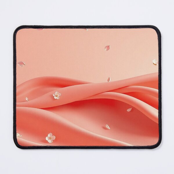 Item preview, Dreamy Peach Flowing Silk with Sparkles designed and sold by IntelliMindDesigns.