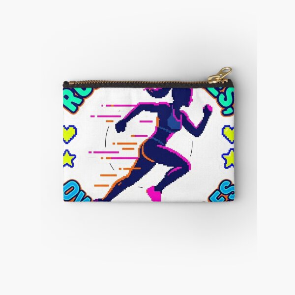 Item preview, Run The Miles Own The Smiles Cute Fitness Art designed and sold by BoldcreationsM.