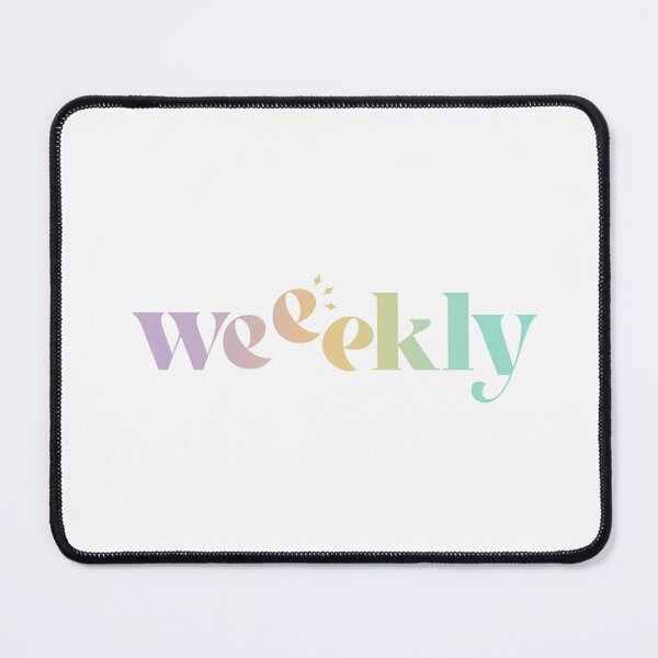 Item preview, Weeekly Logo (redesigned) designed and sold by jareauki.