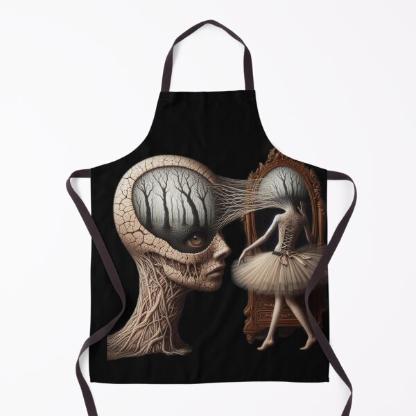 Item preview, Surreal Mind Forest and Ballerina Mirror Reflection designed and sold by LujziWorld.