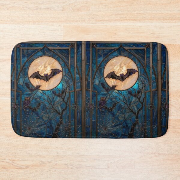 Item preview, Bats and owl under blue moon designed and sold by BriSher.