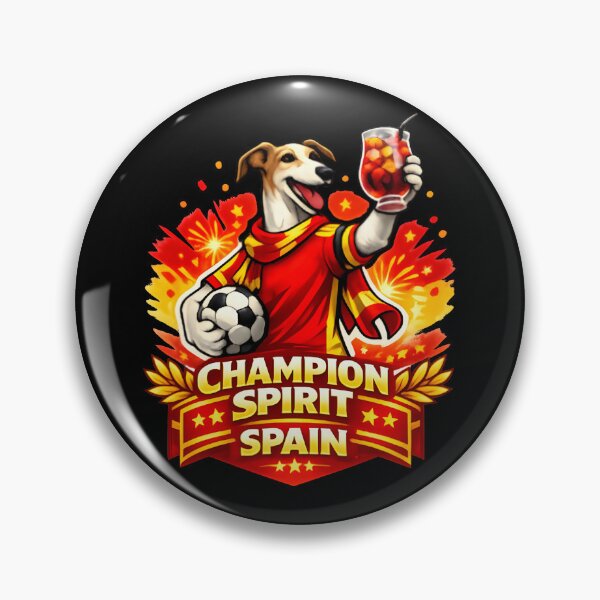 Item preview, Spanish Greyhound Soccer Fan – Spain Pride designed and sold by Fumo-Dolce.