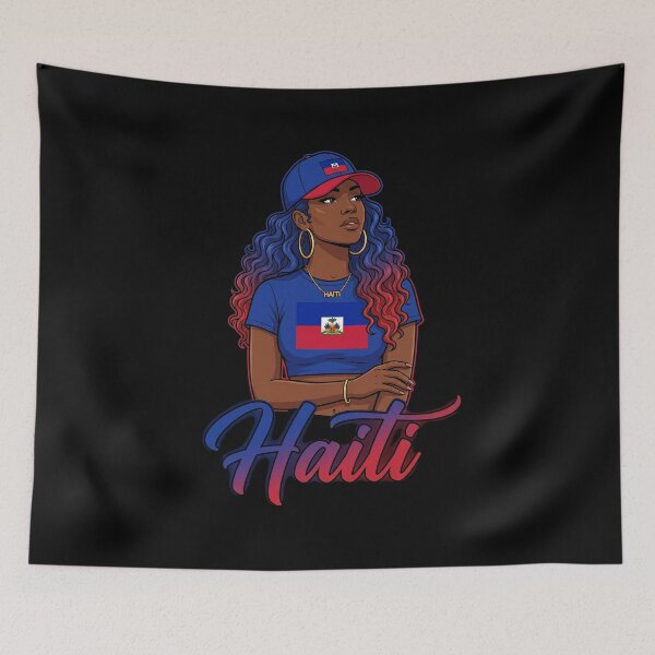 Item preview, Haiti Haitian Pride Heritage Woman designed and sold by SofenArt.