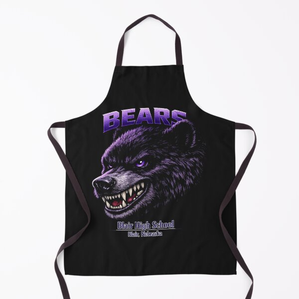 Item preview, Blair High School - Bears  (Optimized for black background) designed and sold by Omaha Jones T-Shirts and More.