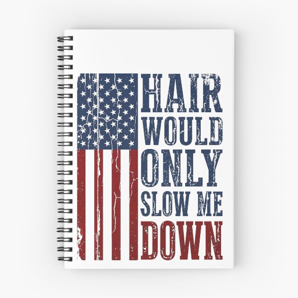 Item preview, Hair Would Only Slow Me Down Patriotic Bald American Veteran designed and sold by SofenArt.
