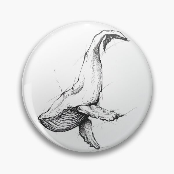 Item preview, Humpback Whale Sketch designed and sold by Sketchoz.