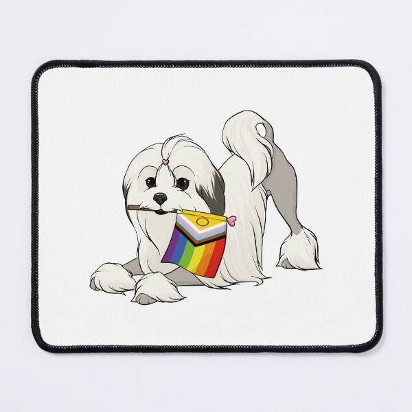 Item preview, Pride Flag Lowchen designed and sold by CatDana.