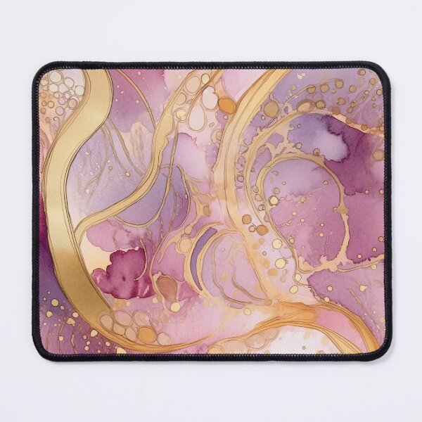 Item preview, Amethyst & Gold Fluidity designed and sold by LiveLearnCreate.